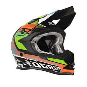 Casco 3009-365 verde fluo/arancione/nero (Bambino)