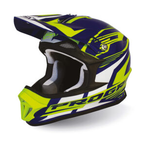 Casco 3150-264 blu elettrico/giallo fluo