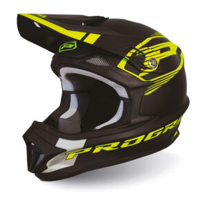 Casco 3150-348 nero/giallo fluo opaco