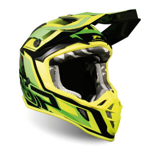 Casco 3180-321 verde/giallo fluo