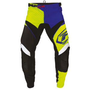 Pantalone gara 6010-340 blu nero/giallo fluo/blu elettrico